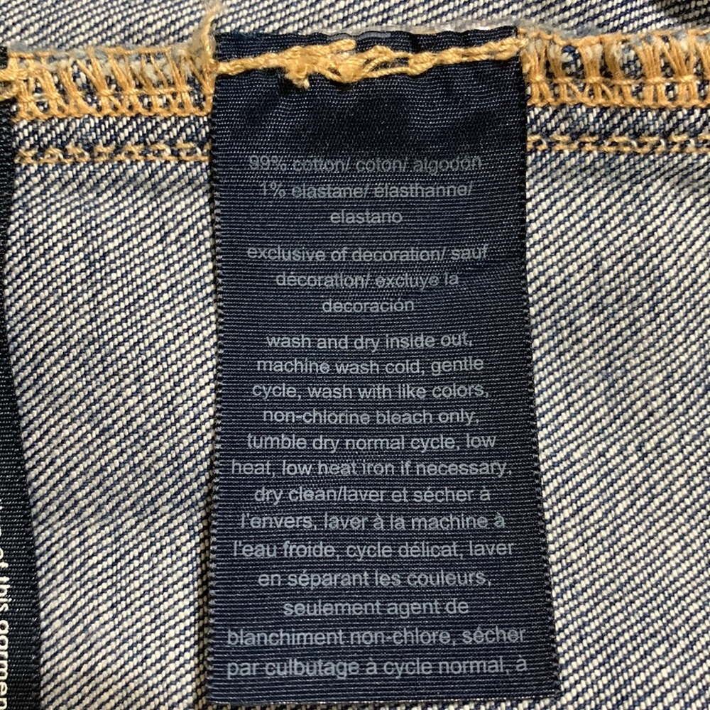 Tommy Hilfiger 'Long Beach' Women’s Denim Skirtall/Overall Dress-Size 29 NWT - Picture 9 of 11